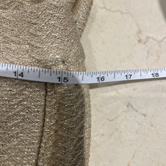 Rare St John by Saks Gold Skirt Size 10 15-16” waist - Picture 11 of 12